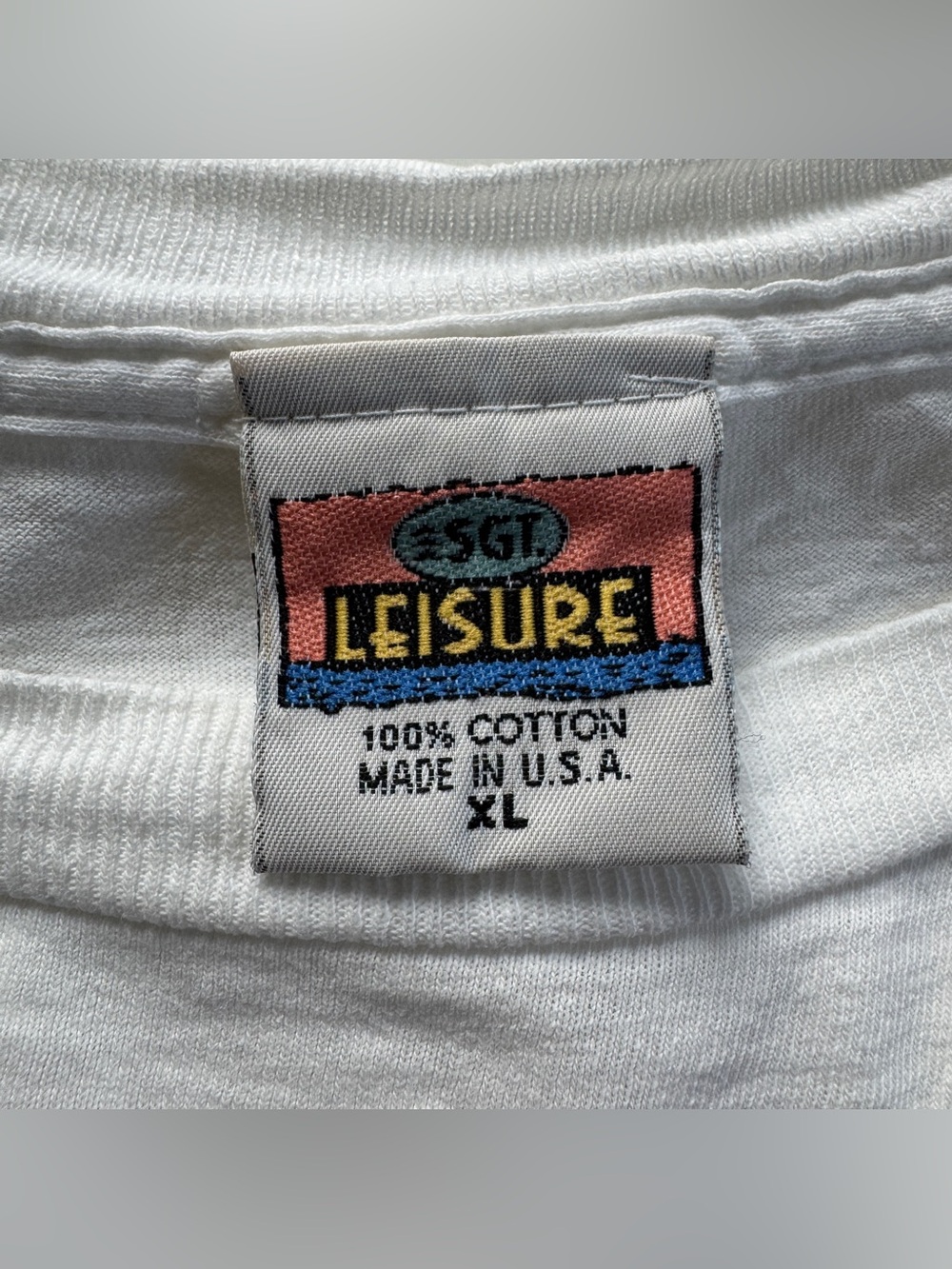 Vintage 90s Kauai Embroidered Fish Travel Vacation Shirt White Sgt Leisure XL - Picture 3 of 6